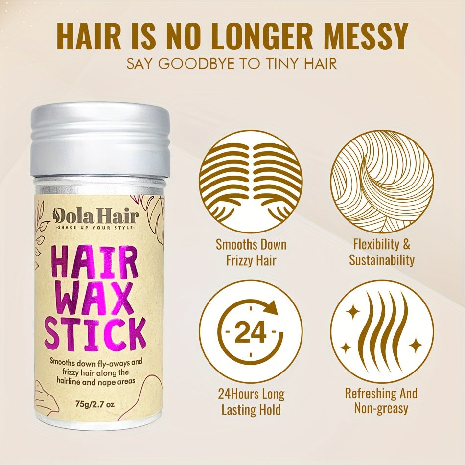 Hair Wax Stick for Wigs Edge Control Smoothing Wax Stick Non-Greasy Hair Styling Wax