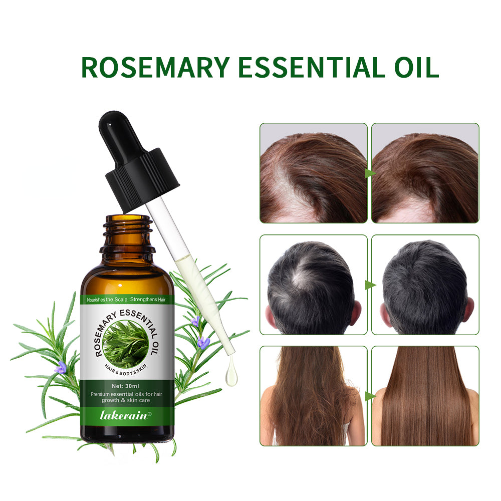 60ml Rosemary Hair Essential Oil Hair Oil Hair Care Serum for Hair Strengthening Nourishing Split Ends