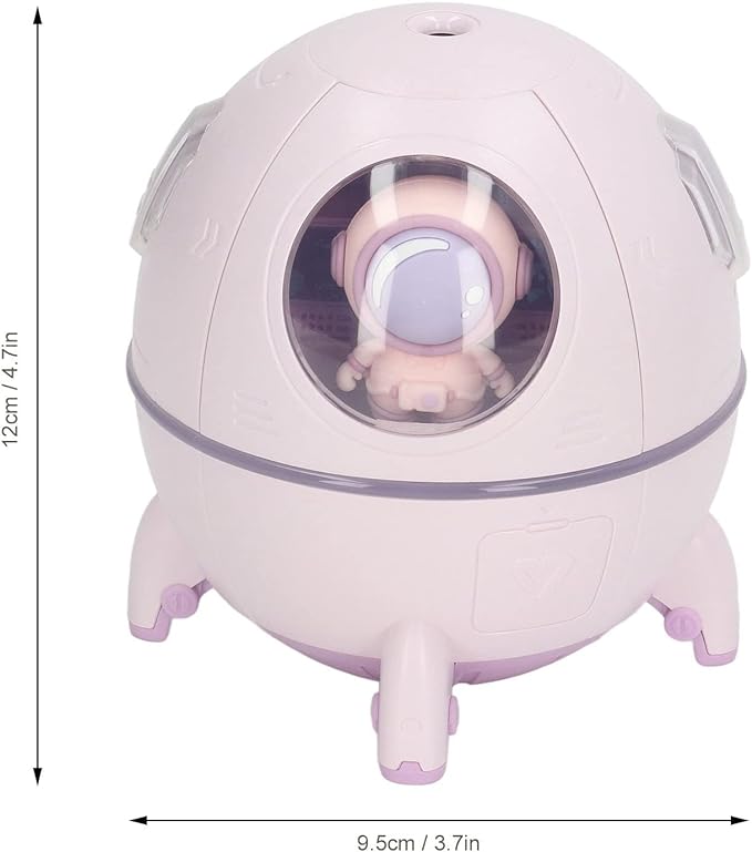 Type-C Space Capsule Humidifier Large Mist Volume Cute Humidifier with Diffuser Night Light