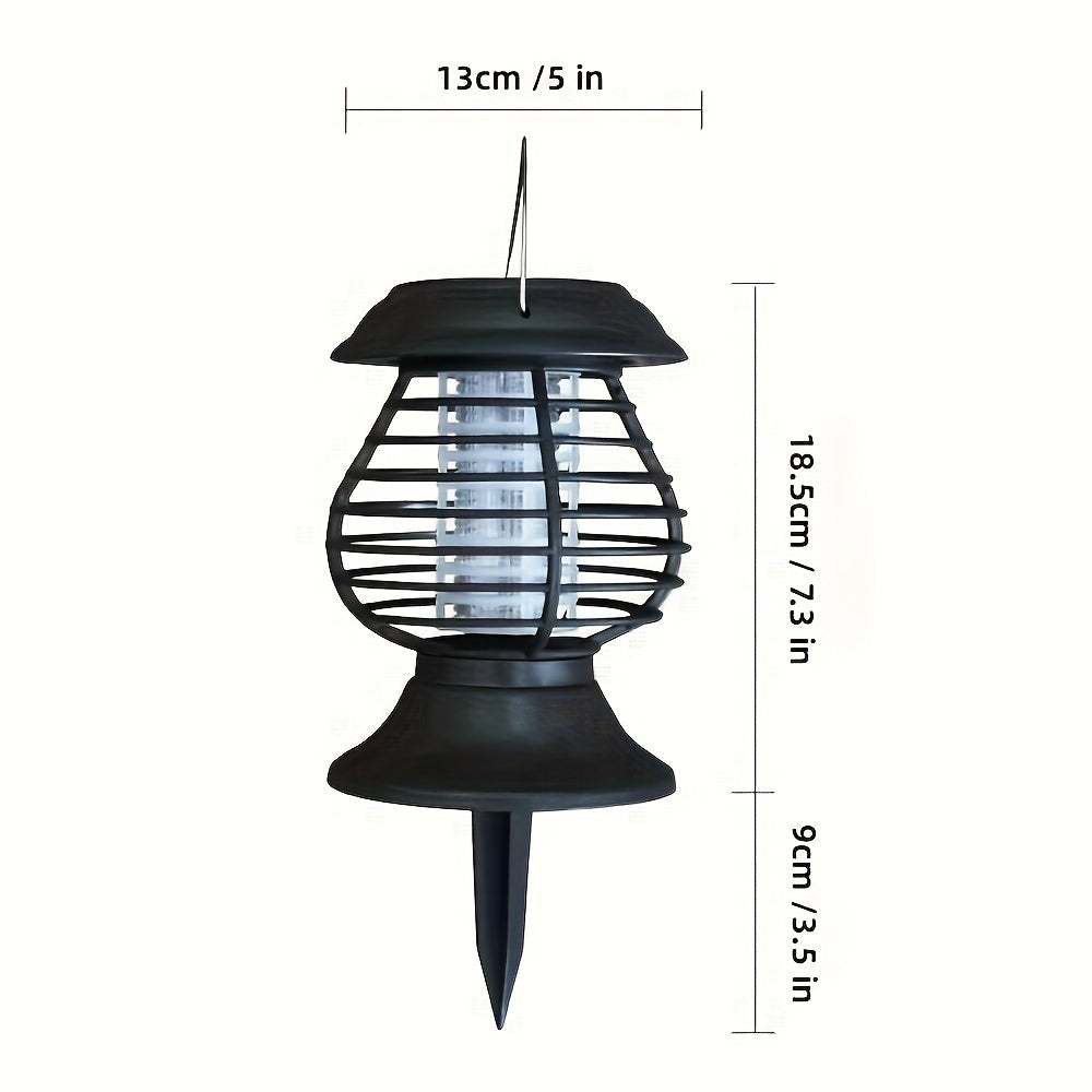 Solar Powered Mosquito Trap Waterproof Cordless Garden Lamp  Portable Non-Toxic Insect Killer Apartment Essentials