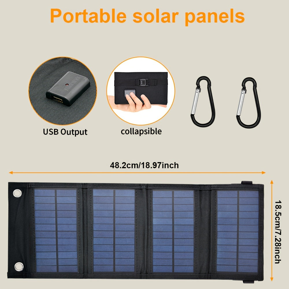 Portable USB Foldable Solar Panel Waterproof ChargerSolar Panel  Folding Solar Panels For Mobile Phone