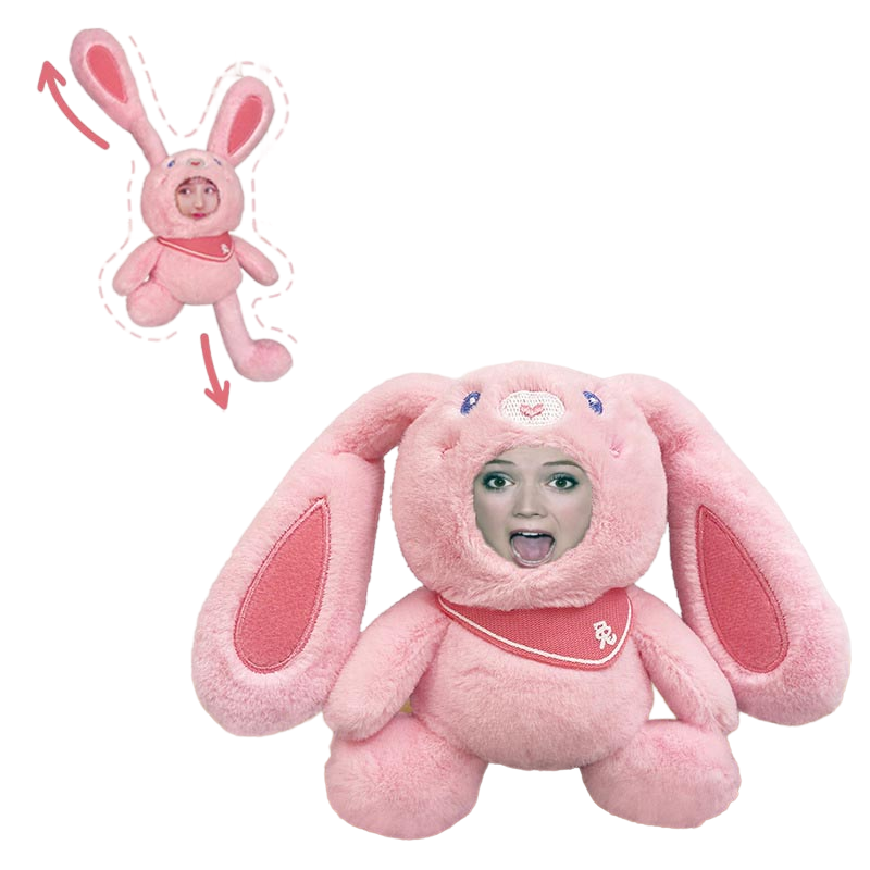 Customized  Photo Print Doll Plush Toy Funny Gift Pendant