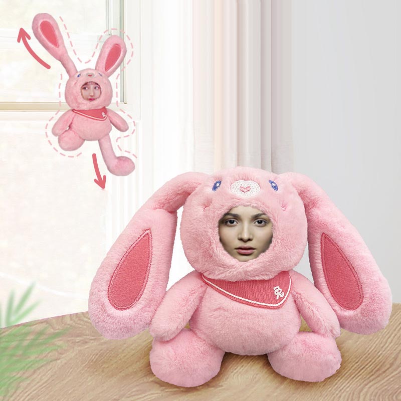 Customized  Photo Print Doll Plush Toy Funny Gift Pendant