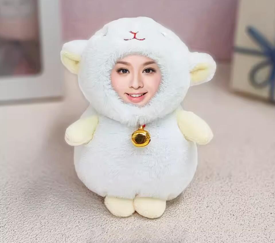 Customized  Photo Print Doll Plush Toy Funny Gift Pendant