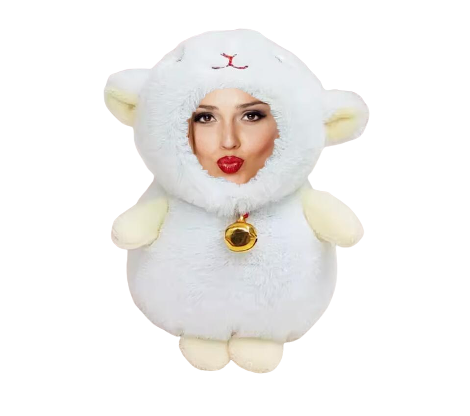 Customized  Photo Print Doll Plush Toy Funny Gift Pendant