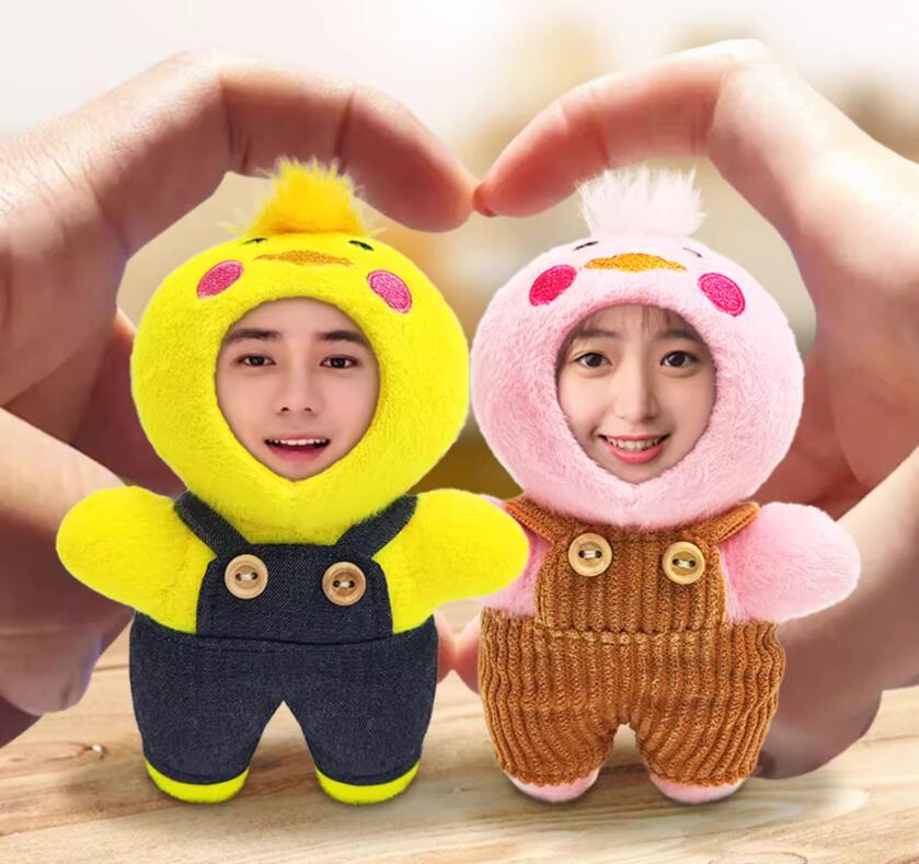 Customized  Photo Print Doll Plush Toy Funny Gift Pendant