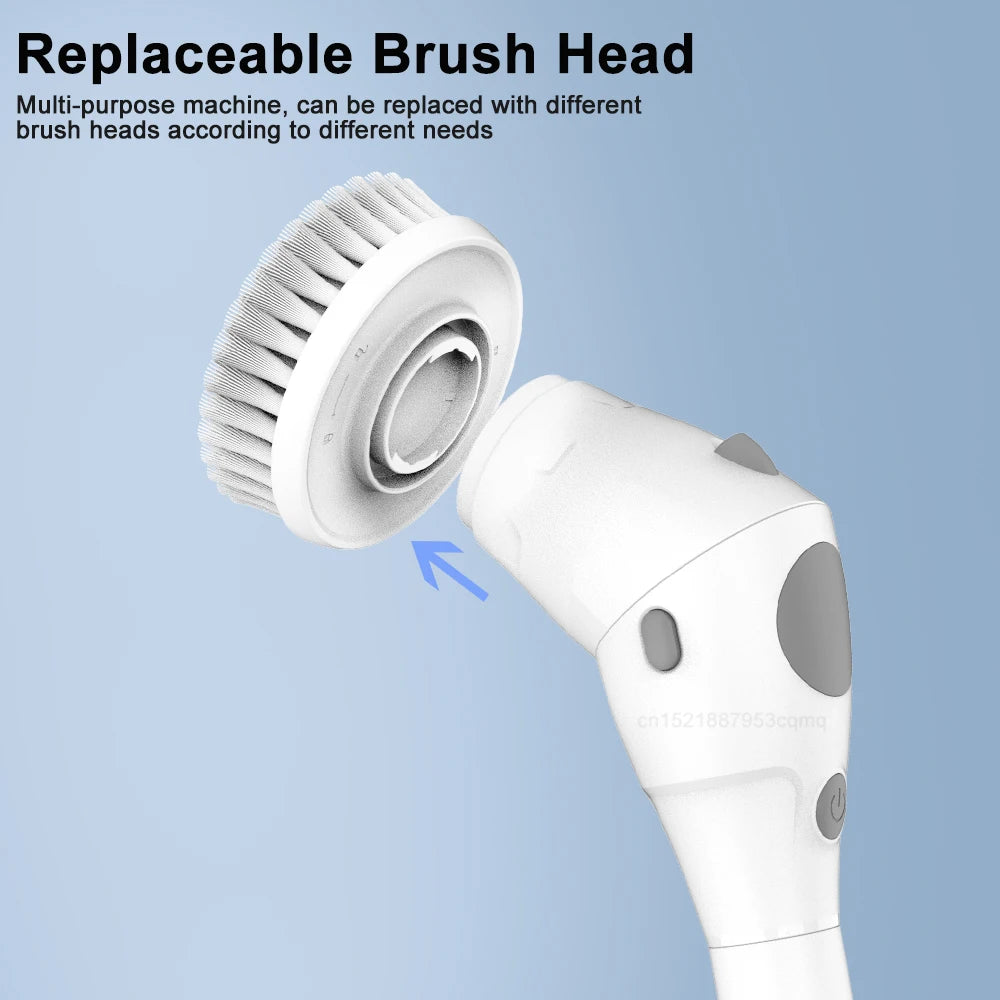 Home Cordless Cleaning Brush 8 in 1 Multi-function Electric Cleaning Brush Rotatable Cleaning Brush