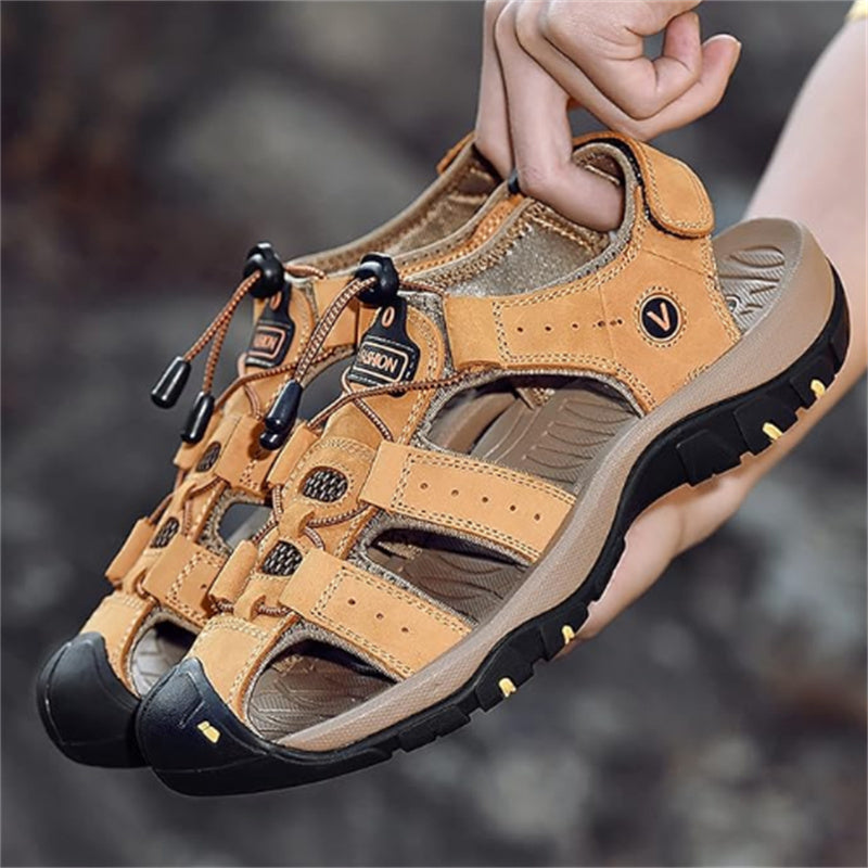 Mens Casual Shoes Summer Men Sandals Outdoor Men Leather Sandals